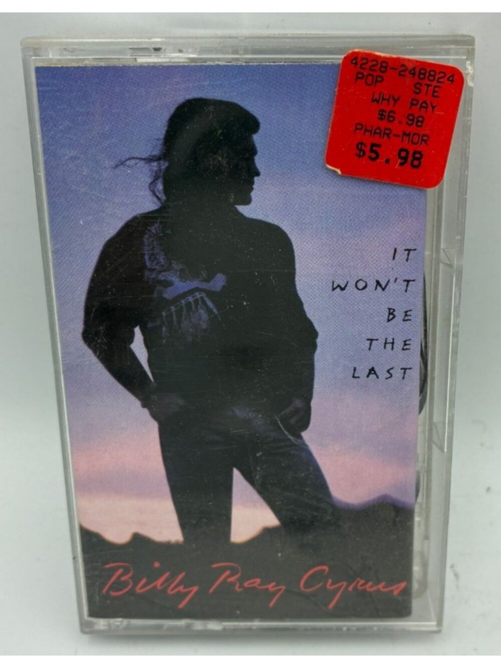 Billy Ray Cyrus It Wont Be The Last 1992 Cassette Tape Country Music Album
